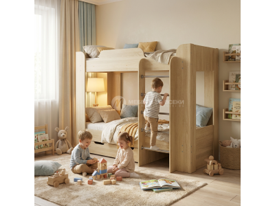 Двуетажно легло Компанит Твикс-2